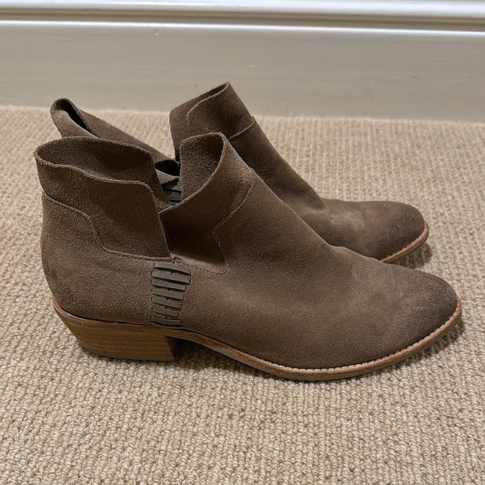 Dolce Vita Brown Suede Ankle Boots